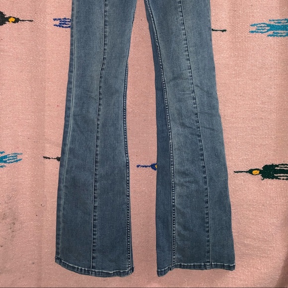 Free People Denim - Free People “Slim Pull On Flare Jeans”